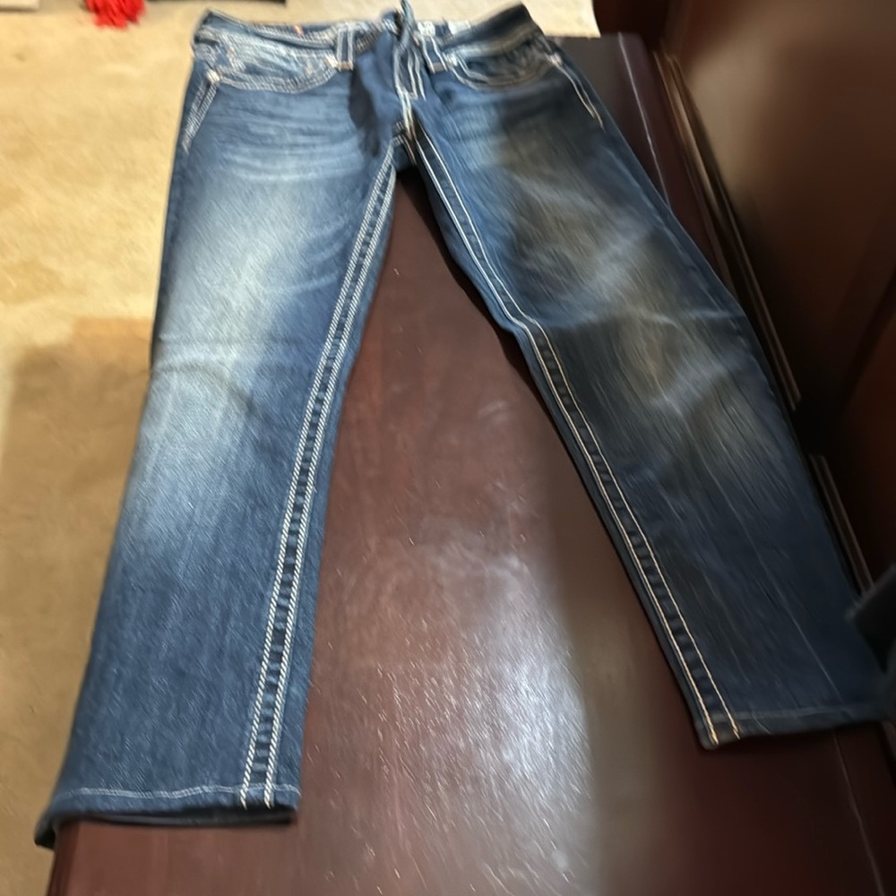 COPY - Womens jadperboot cut jeans with rhinestone details